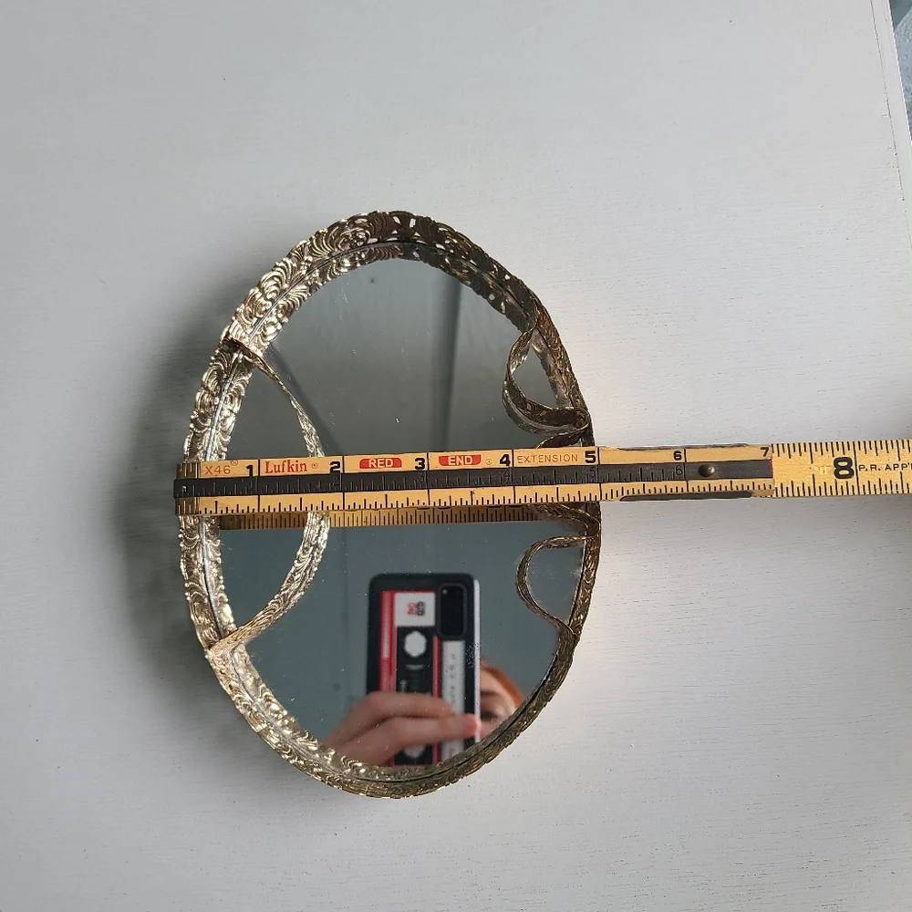 Vintage Mid Century Modern Vanity Mirror Tray